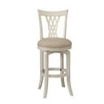 thumbnail image 2 of Hillsdale Embassy 26" Swivel Counter Stool in White, 2 of 2
