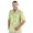 Green Clover/Limeade, variant on Monterey Club Men's Hawaiian Texture Print Camp Casual Golf Polo Shirt #1519