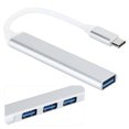 thumbnail image 4 of Hub USB, Accesorios Para Computadora, Hechos De aleación De Aluminio Compacta En Tamaño Y Fácil De Transportar Duradera Y Confiable Para Todo Tipo De Computadoras Portátiles, 4 of 7