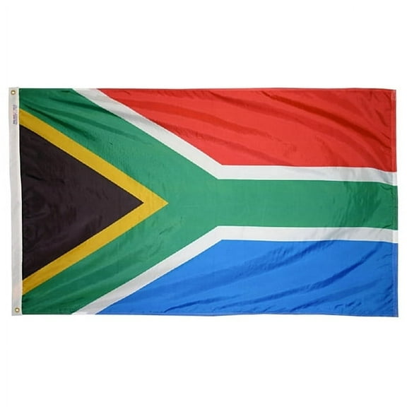 3x5' DURAWAVEZ SOUTH AFRICA NYLON FLAG CH&G