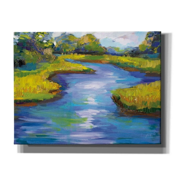 Epic Graffiti 'Barn Island' by Jeanette Vertentes, Canvas Wall Art, 34"x26"