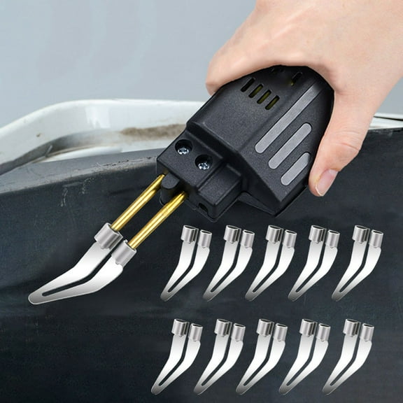 10pcs Welder Soldering Iron Tips Smooth Head For Plastic Soldering Welding For Auto Bumper Repairing Welder Accessories