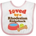 thumbnail image 3 of Inktastic Rhodesian Ridgeback Loved by a (Dog Breed) Boys or Girls Baby Bib, 3 of 4