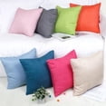 thumbnail image 3 of Funda de Almohada Cuadrada de Funda de Cojín para Oficina en hogar Funda de Almohada Decorativa Rosa Roja 45cm, 3 of 9