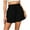 Black, variant on Loopsun Womens Shorts, Summer Shorts for Women, Women's Fashion Casual Solid Mid Waist Drawstring Shorts Black L