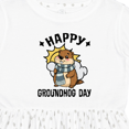 thumbnail image 4 of Inktastic 2026 Happy Groundhog Day Girls Toddler Dress, 4 of 5