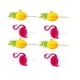 thumbnail image 3 of KAKOWELY 20 adornos para tartas de flamenco y piña, palitos de plástico para tartas de cumpleaños, bonitos palitos de postre con forma de flamenco y piña, para fiestas de cumpleaños., 3 of 4
