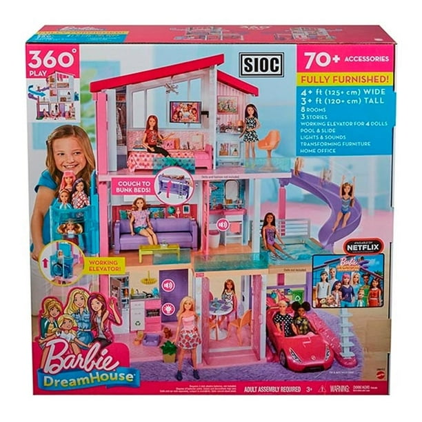 Set de Juego Barbie Mega Casa de los Sueños Walmart en línea