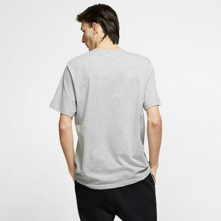 kamp Serie van Tekstschrijver Nike Men's Sportswear Just Do It Swoosh Graphic T-Shirt AR5006-063 Dark  Grey - Walmart.com