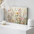 thumbnail image 4 of IDEA4WALL Canvas Wall Art Minimal Pastel Colorful Floral Wildflowers Illustrations Retro Art Botanical Plants Print Rustic Relax/Calm for Living Room, Bedroom, Office - 16"x24", 4 of 5