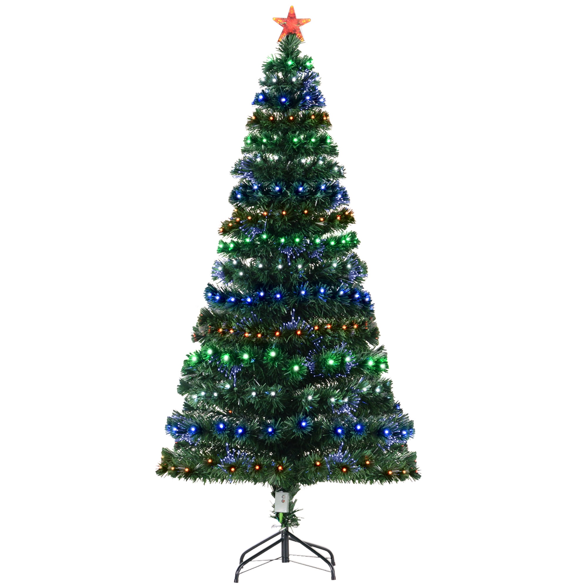 self lighting christmas tree