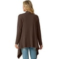 thumbnail image 6 of Cueply Womens Cardigan Long Sleeve Knit Soft Fall Open Front Duster Lightweight Coat with Pocketes, 6 of 7