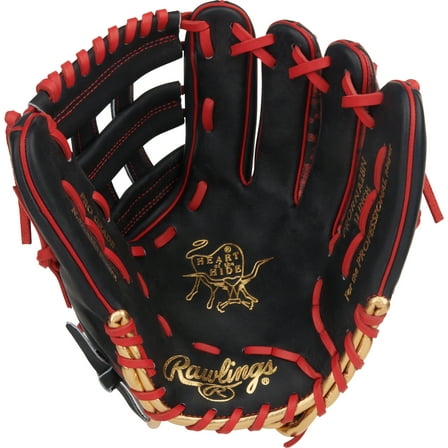 Rawlings Heart of the Hide Infield Glove | 200 Pattern | 12-Inch | RHT | Navy/Scarlet