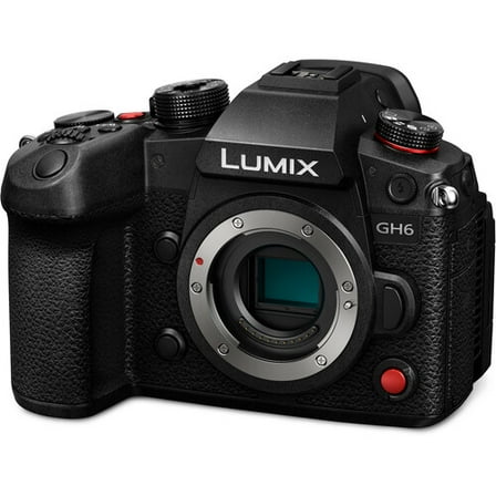 Restored Panasonic LUMIX GH6, Mirrorless Micro Four Thirds Camera with 7.5-Stop 5-Axis Dual Image Stabilizer, 12-60mm F2.8-4.0 Leica Lens - DC-GH6LK (Refurbished)