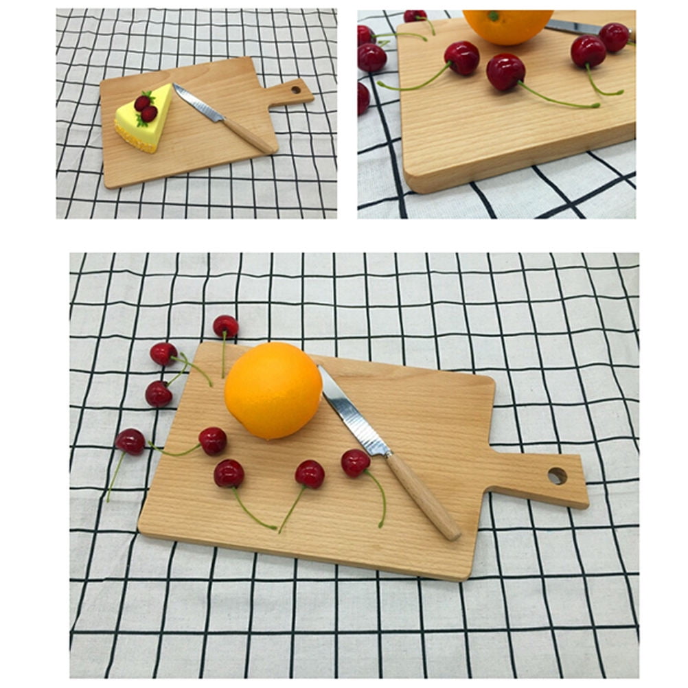 GOOHOCHY Wooden Breadboard Small Cheese Board Irregular Shape Cutting Board for Home Kitchen Baking Use