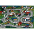 thumbnail image 1 of Fun Rugs Rectangle Multi-Colored Country Fun Nylon Kids Rug, 1 of 2