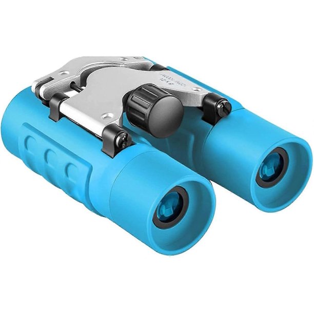 ZHAOCHENG Prismáticos para niñas y niños de 4, 5, 6, 7 y 8 años, prismáticos para niños, telescopio impermeable de 8 x 21, regalos para observación de aves, senderismo y acampada, color azul claro