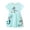 C02-Light Blue, variant on Girls Summer Dress Printed Cotton Short Sleeve Casual Graphic for Kids Size 4t Dresses for Girls