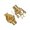 Golden, variant on BQBQERT Electric Guitar and Bass Jacks Socket Mono Output Connector Single Channel