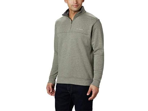 columbia black great hart mountain ii half zip sweatshirt