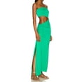 thumbnail image 2 of Franhais Ladies Strapless Split Slim Dress, Printing Waist Hollow Ruched  Backless Long Skirt, 2 of 4