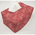 thumbnail image 4 of Breezy Swirl Tissue Box Cover by Penny's Needful Things (Tall Rectangle) (Burgundy), 4 of 4