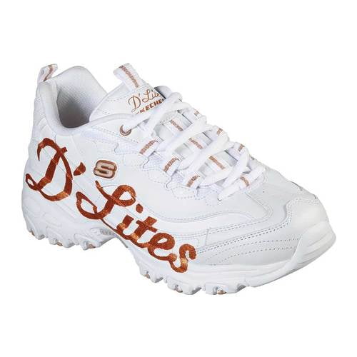 skechers d lites womens orange