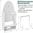 Ironing Board Hanger Wall Mount Electric Iron Holder Ironing Board Rack