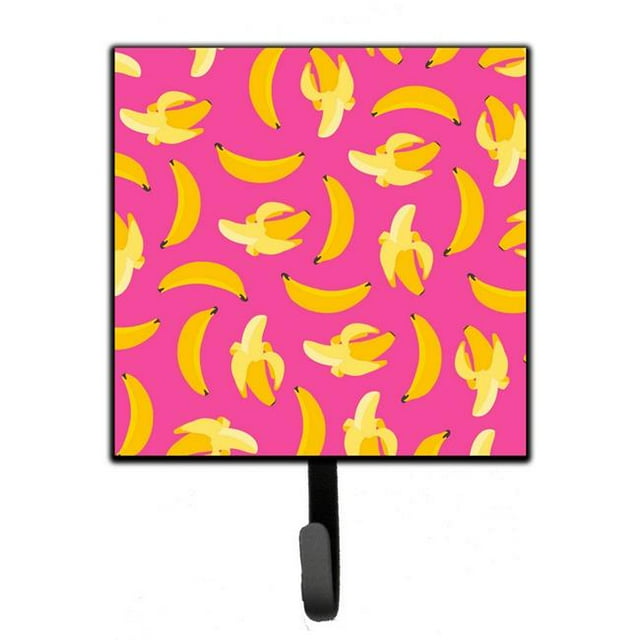 Bananas on Pink Leash or Key Holder