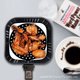 thumbnail image 2 of Cross Border New Airware Reutilizable Freidora de aire Forrado Cuadrado Silicona Air Fryer Pad Accesorios Redondo, 2 of 5