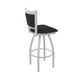 thumbnail image 2 of 870 Hadleigh 30" Swivel Bar Stool with Anodized Nickel Finish and Canter Espresso Seat and Back, 2 of 5