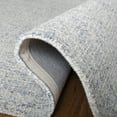 thumbnail image 6 of SAFAVIEH Abstract Emely Abstract Wool Area Rug, Ivory/Blue, 8' x 8' Round, 6 of 8