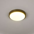 thumbnail image 5 of Golden Lighting Gabi Integrated LED 10in Flush Mount in Brushed Champagne Brass, 5 of 12