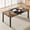 Black+Retro, variant on Industrial Dining Table for 6-8, 78.7'' Extra Long Rectangular Table, Sturdy Metal Frame, Rustic Brown & Grey Finish, Modern Home & Kitchen Furniture (Only Table)