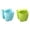 Blue 1PCS & Green 1PCS, variant on Kitchen Drain Rack Sponge Holder Organizer Saddle Style Use Storage For Dishes Utensils And Cleaning Tools, 12X10X9cm, Bronze