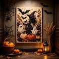thumbnail image 5 of Halloween Diamond Art Kit, Diamond Painting for Adults, Witch Halloween Decor, Spooky Halloween Wall Art, 30Cm X 40Cm Round Diamond Canvas Complete Craft Supplies, 5 of 7