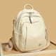 thumbnail image 4 of Mochila de cuero suave, mochila de un solo hombro para mujer, mochila escolar de gran capacidad, bolso de viaje, bolso casual de moda versátil, 4 of 6