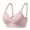 Pink, variant on Fesfesfes Bras for Women Padded Shaped Bras Wire Free Side Lifted Underwear Bras Elegant Lace Edge Solid Bras Gather Push Up Unwired Everyday Bras
