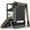 Black/Brown, variant on Case for iPhone XR, Black Tri-Shield Rugged Cover [with Metal Kickstand + Wrist Strap Lanyard] for Apple iPhone XR (2018) (Size 6.1" model) (10R)