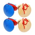 thumbnail image 1 of FENGGUIQU 4Pcs Castanets for Beginners Red Wood Musical Toys for Kids Preschool Toy Design, 1 of 6