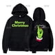 thumbnail image 1 of Feliz Navidad beber Grinches copa de vino Sudadera con capucha mujer Palma invierno cálido manga larga hombres clásico cuello redondo patrón suelto regalo Top, 1 of 3