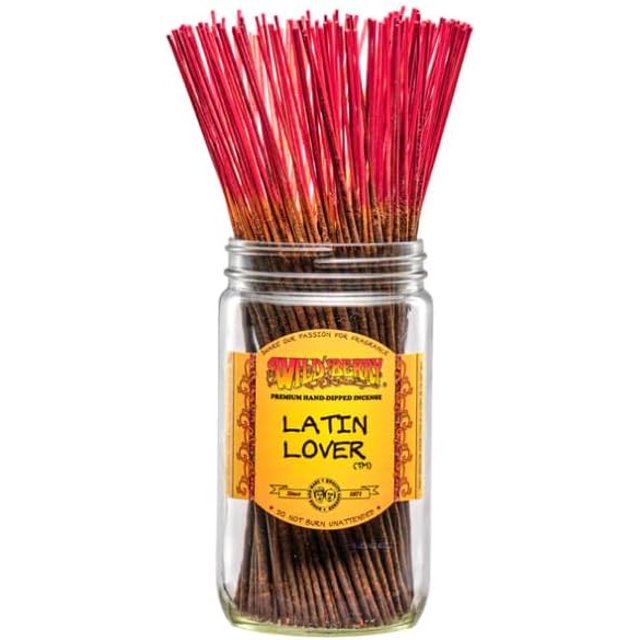 Wild Berry Incense Sticks - Hand Dipped in The USA (100 Count) (Latin Lover)