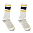 thumbnail image 2 of New Women Men Striped Socks Soft Breathable Crew Socks Casual Slouch Athletic Matching Socks, 2 of 4