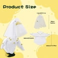 thumbnail image 5 of Sruoe Porch Goose Outfits, Porch Goose Clothes, 23 Inch Cement Goose Clothes Dress, Duck Clothes for Holiday Outdoor Garden Yard Lawn Patio Statue Decor Party Decorations, 5 of 9