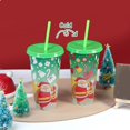 thumbnail image 2 of Christmas Color Changing Cup 710ml Christmas Color Changing Cups With Lids Reusable Food Grade Santa Design For Adults Kids, 2 of 5