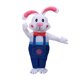 thumbnail image 2 of Disfraz Inflable Conejito de Pascua Ticfox para Personas de 160-190 cm, 2 of 14