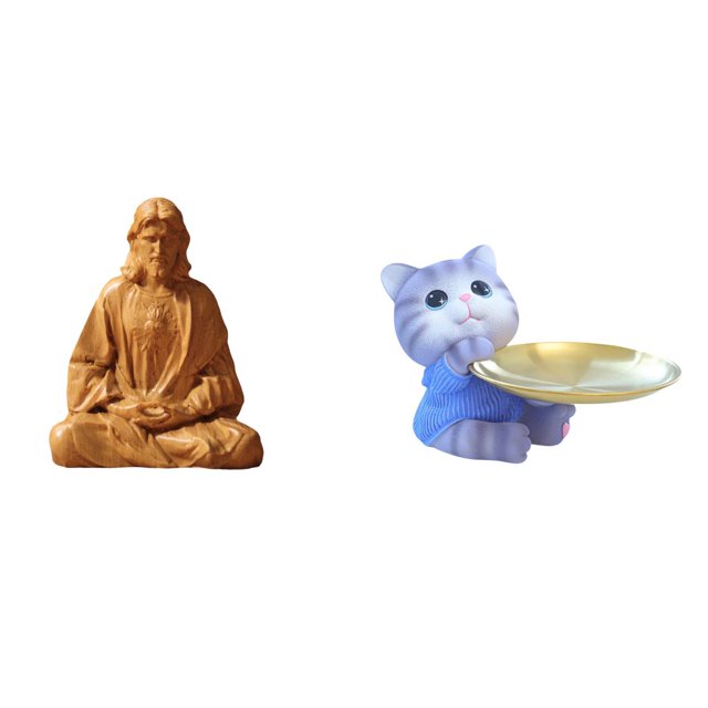 Estatua De Resina Del Sagrado Corazón De Jesús, Figura Coleccionable, Decoración Moderna Para El Hogar, Regalo Para Pasillo, Dormitorio, Oficina, Comedor, Mesa, Armario, Estante