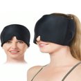 thumbnail image 2 of DEELLEEO 1pc Gel Eye Mask With Strap  Cooling/Warming Therapy For Relaxation  Sleep Mask, 2 of 5