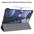 thumbnail image 6 of ELEHOLD Folding Case For Apple iPad 11th(A16) 2025/10th 2022, PU Leather Case Stylish Pattern Kickstand Magnetic Auto Wake/Sleep Folio Slim Shockproof Case Cover,D, 6 of 6