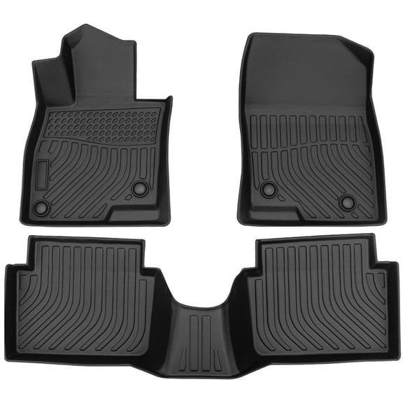 3D Floor Mats Liner Carpets For 2014-2018 Mazda 3 TPE Rubber All Weather